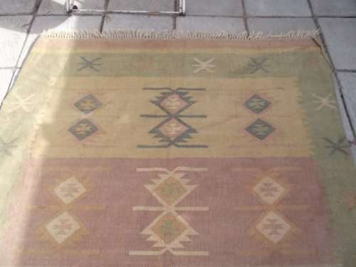 DHURRIE HAND WOVEN CARPET
