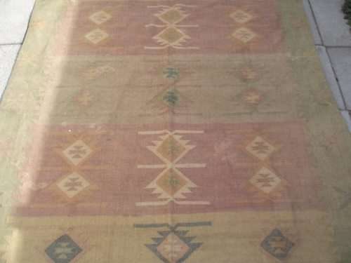 DHURRIE HAND WOVEN CARPET