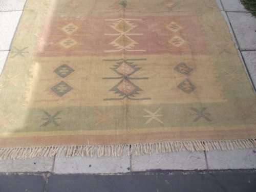 DHURRIE HAND WOVEN CARPET