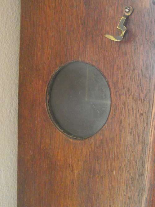 VINTAGE F.M.S OAK CASED WALL CLOCK
