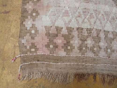 FADED HAND WOVEN KILIM CARPET