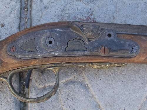 REPLICA FLINT LOCK RIFLE  ----- STAMPED PARIS