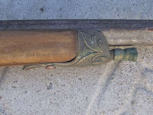 REPLICA FLINT LOCK RIFLE  ----- STAMPED PARIS
