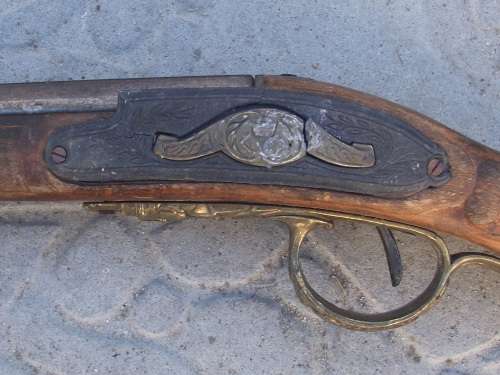 REPLICA FLINT LOCK RIFLE  ----- STAMPED PARIS