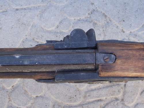 REPLICA FLINT LOCK RIFLE  ----- STAMPED PARIS