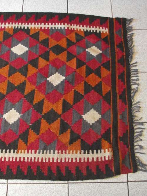 AWESOME HANDMADE KELIM CARPET IN A GREAT CONDITION