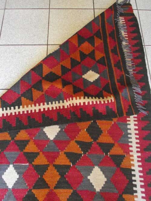 AWESOME HANDMADE KELIM CARPET IN A GREAT CONDITION