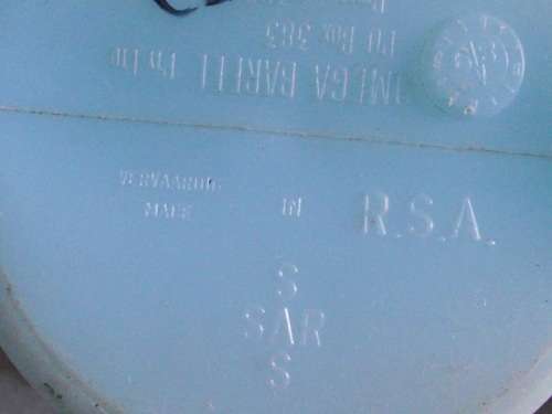 SAR/SAS : WATER BOTTLE FROM MAIN LINE TRAINS : 44cm HIGH : 18cm DIAMETER