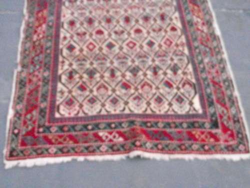 HAND WOVEN PERSIAN CARPET --- HAS AGE RELATED WEAR