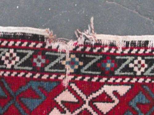 HAND WOVEN PERSIAN CARPET --- HAS AGE RELATED WEAR