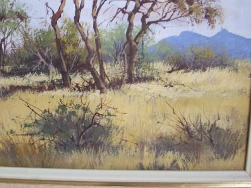 LOVELY DIRK VENTER LANDSCAPE PAINTING OIL ON BOARD, SIGNED AND DATED 81