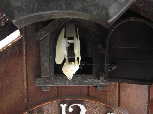 BATTERY RHYTHM CUCKOO CLOCK