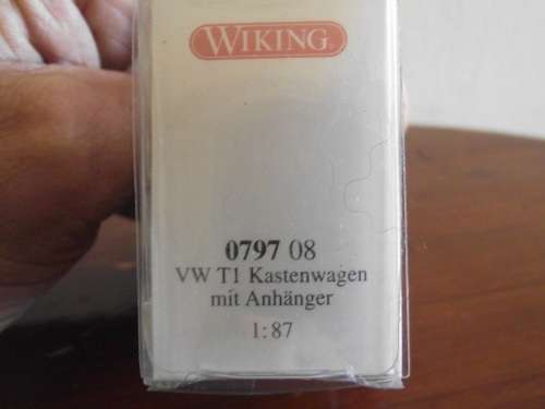 WIKING HO DR OETKER  VW KOMBI AND TRAILER