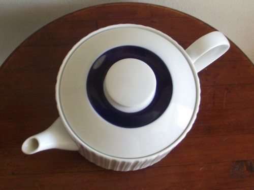 AMAZING ROSENTHAL RIBBED STUDIO-LINE TEA POT SIGNED ON LID