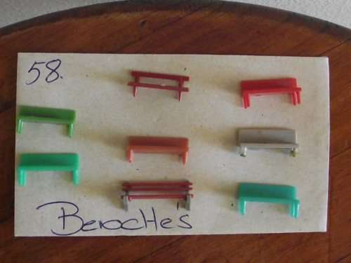HO SCALE BENCHES