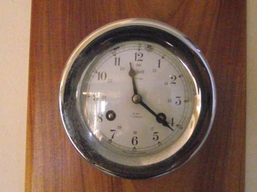 SCHATZ SHIPS WALL CLOCK AND BAROMETER