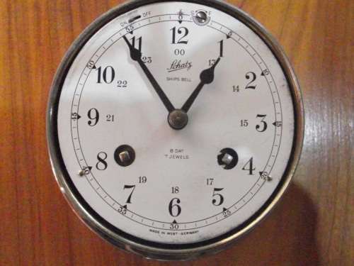 SCHATZ SHIPS WALL CLOCK AND BAROMETER