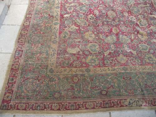 LARGE HAND WOVEN PERSIAN CARPET