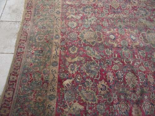 LARGE HAND WOVEN PERSIAN CARPET