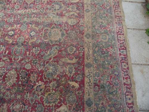 LARGE HAND WOVEN PERSIAN CARPET