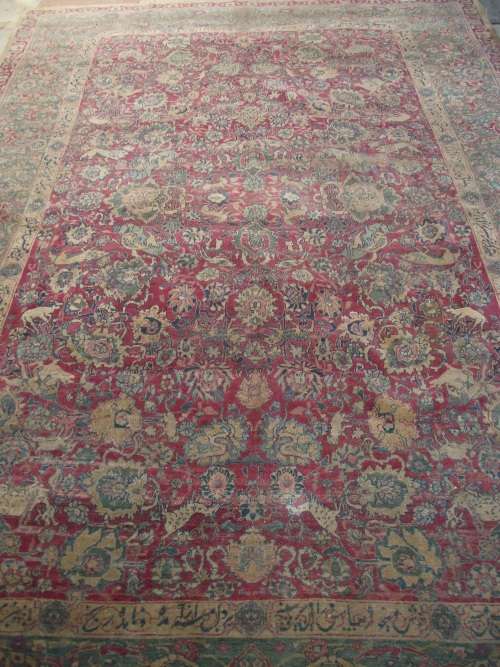 LARGE HAND WOVEN PERSIAN CARPET