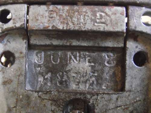 Antique Mechanical Tammany Bank Dated June 1875