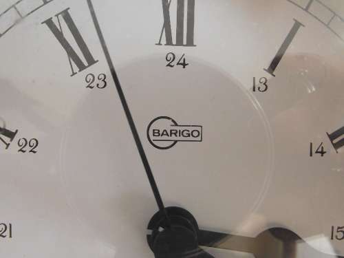 BRASS SHIP'S BARIGO QUARTZ WALL CLOCK
