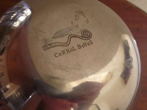 LOVELY CARROL BOYES SUGAR BOWL AND MATCHING SPOON-WAVE DESIGN