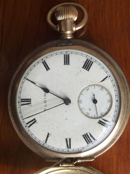 VINTAGE ELGIN POCKET WATCH FOR SPARES OR REPAIRS