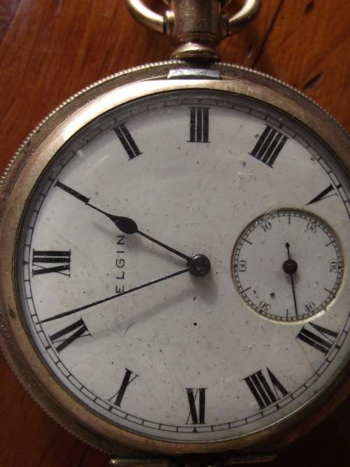 VINTAGE ELGIN POCKET WATCH FOR SPARES OR REPAIRS