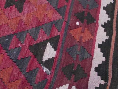 LARGE HAND WOVEN KELIM