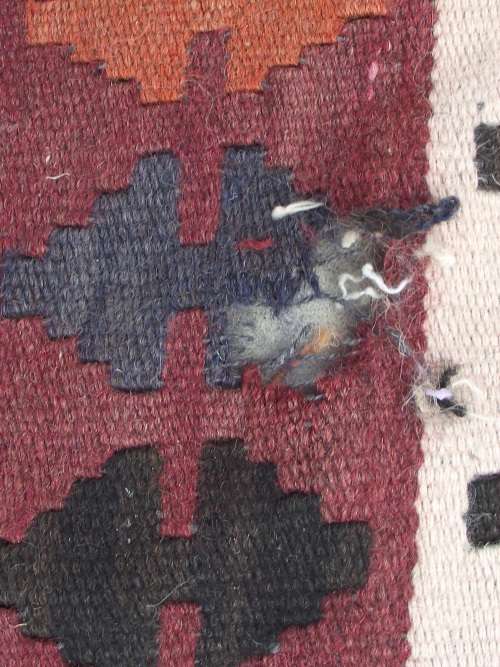 LARGE HAND WOVEN KELIM