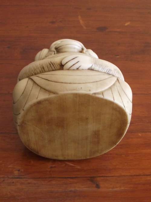 John Biccard Crushed Marble "Dolby' Orangutan in Meditation Position