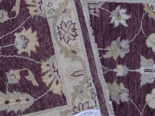 HAND WOVEN PERSIAN CHOBI RUNNER --- MAROON