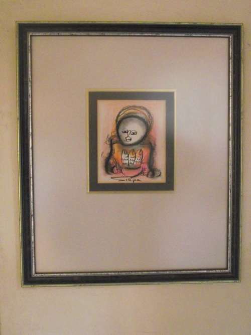 ORIGIONAL FRAMED SKETCH BY DANIEL SELEPE