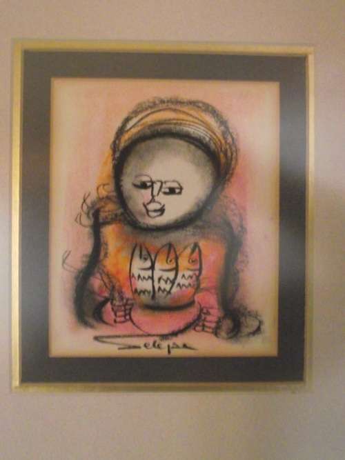 ORIGIONAL FRAMED SKETCH BY DANIEL SELEPE