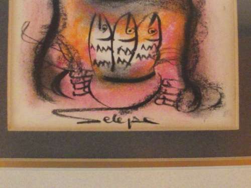 ORIGIONAL FRAMED SKETCH BY DANIEL SELEPE