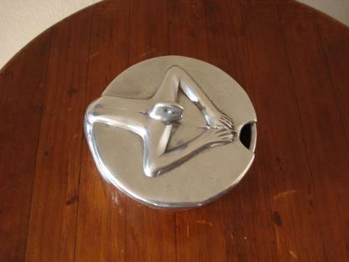 CARROL BOYES LIDDED SUGAR BOWL----SWIMMING MAN