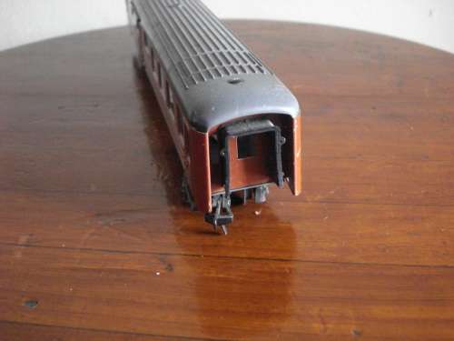 Vintage Fleischmann Tin Metal HO Scale SJ 1415 Baggage Passenger Car