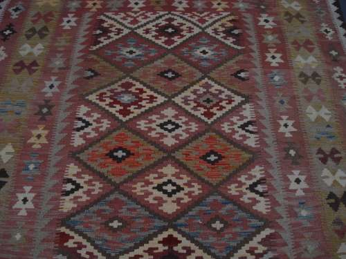 LARGE HAND WOVEN KELIM