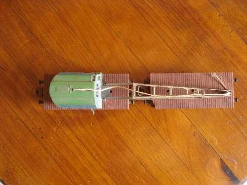 MARKLIN CRANE ON A LIMA WAGONS