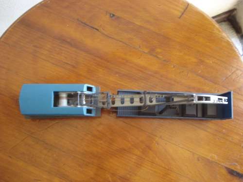 LIMA HO SCALE SNCF BREAKDOWN CRANE WITH FLAT CAR