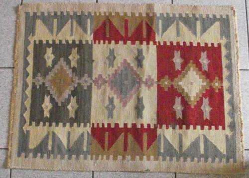 HAND MADE WOOL ON WOOL MAT