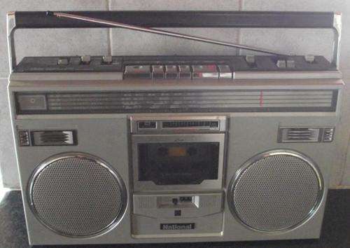 WORKING CLASSIC 80s NATIONAL STEREO 4 BAND RADIO & CASSETTE RECORDER