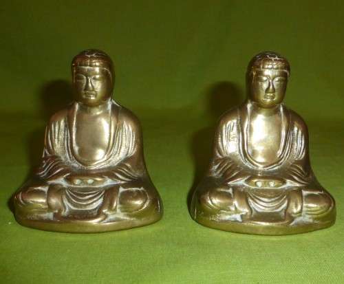 BRASS BUDDAH'S!!! One Bid for the Matching Pair