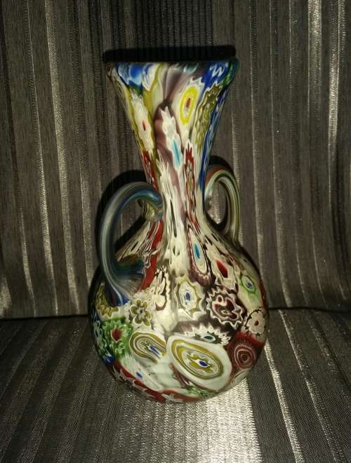 STUNNING!!! RARE!!! Multi Coloured Glass Vase
