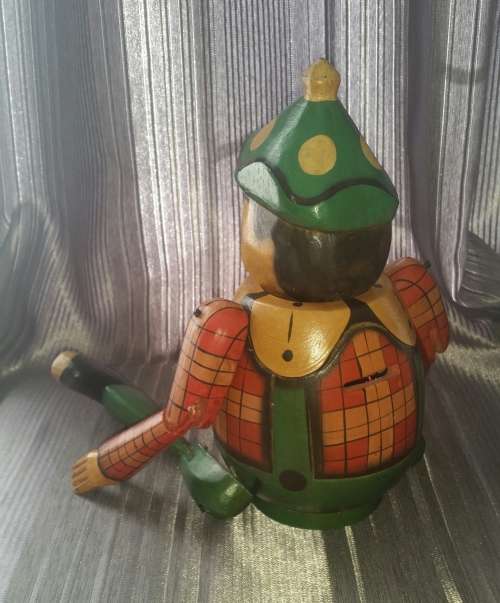 LARGE PINNOCHIO!!! Articulated Wooden Money Box