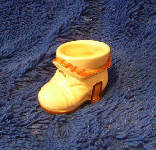 Glazed Boot Ornament: MADE IN ENGLAND - Free Postage!