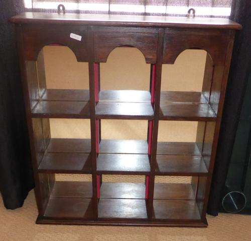 Large Vintage Display Shelf with Mirrors - FREE POSTAGE!