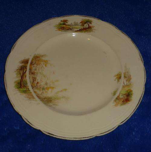 ALFRED MEAKIN ENGLAND "THE INN" Dinner Plate